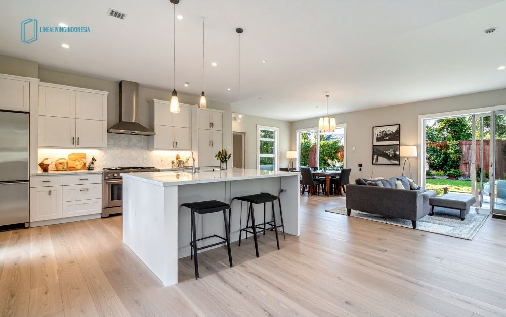 Interior rumah dan kitchen set modern